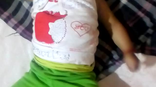Cute baby smile video