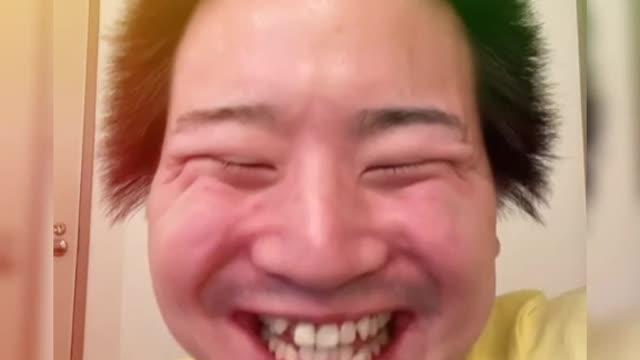 A reação dele e a melhor