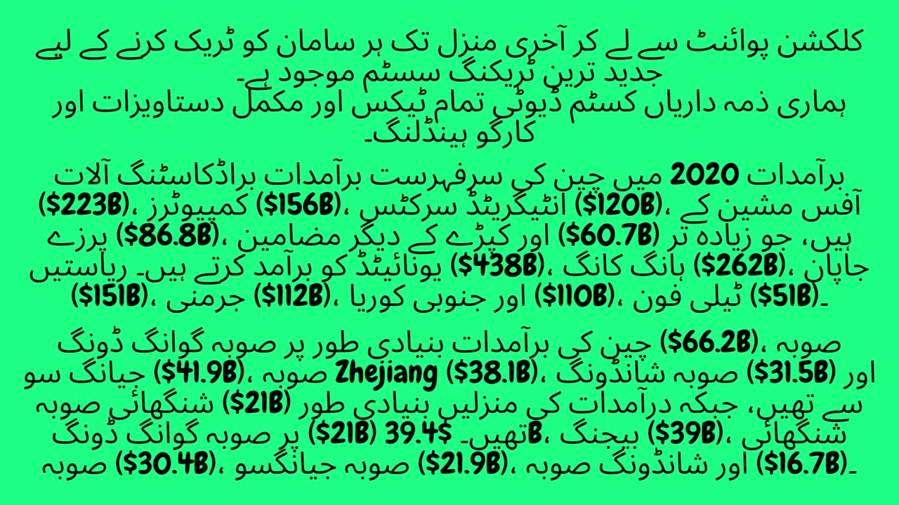 China to Pakistan by road Logistics in Urdu long video.