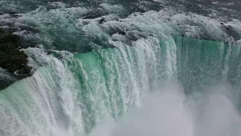 DRONE FOOTAGE WATERFALL