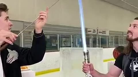 I Used Real Lightsaber