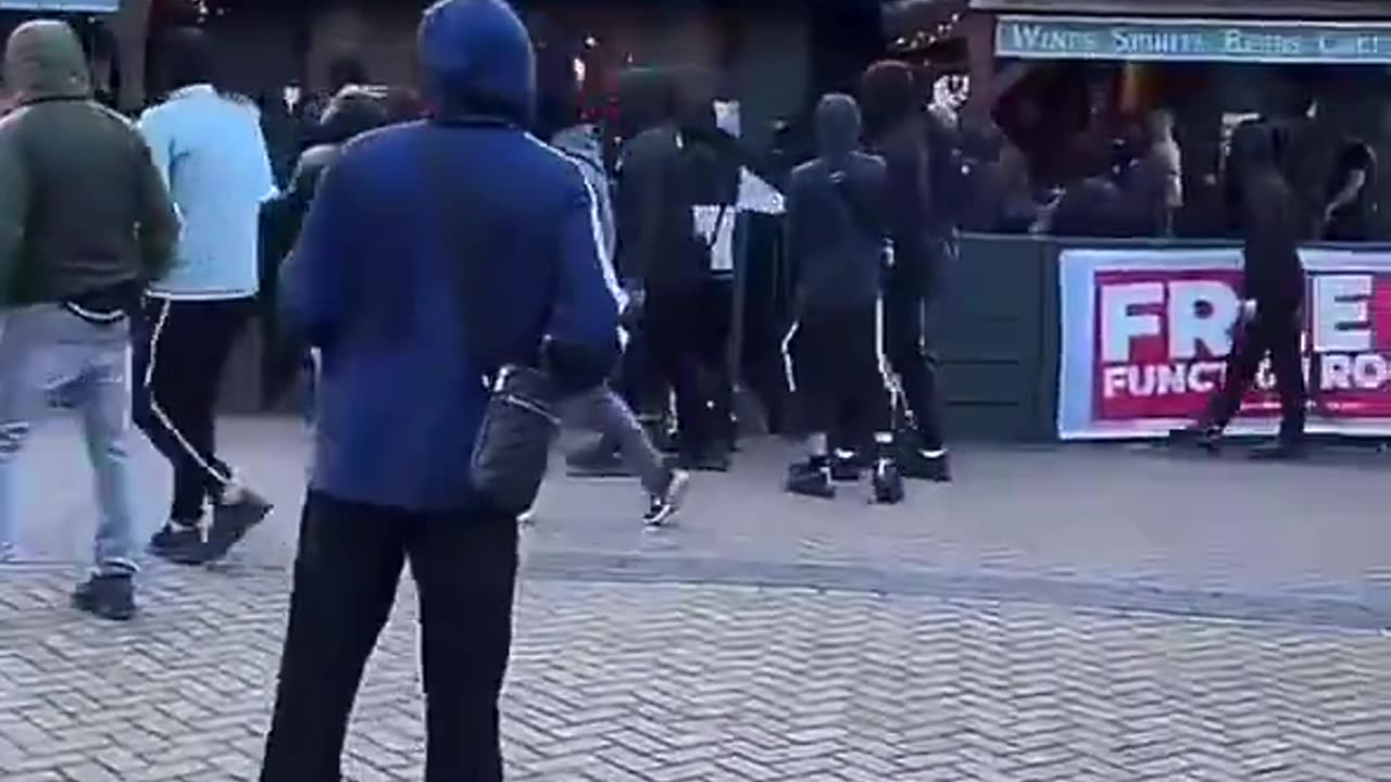 Muslims on the rampage attacking pubs in Birmingham