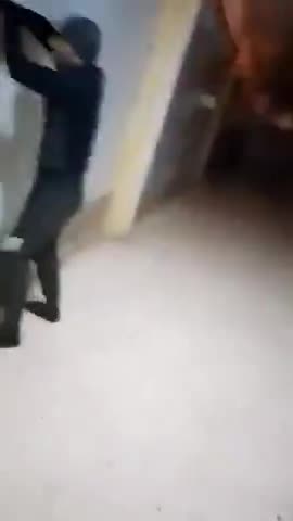 BREAKING New footage shows Syrias rebels liberating a hidden underground floor at Sednaya Prison...