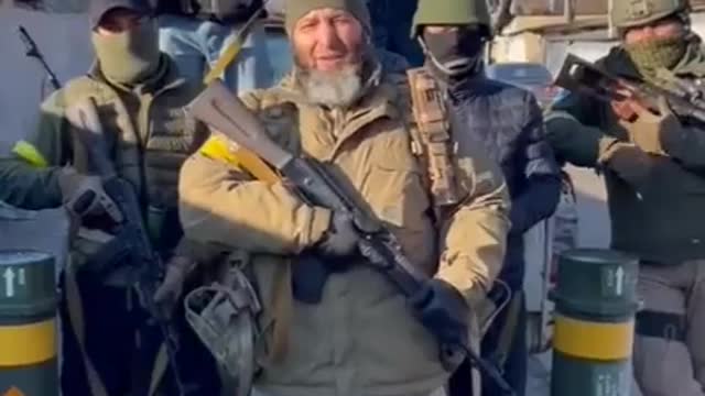 sa Akayev, the commander of the Crimea Battalion" fighting against Russia, has released a new video.