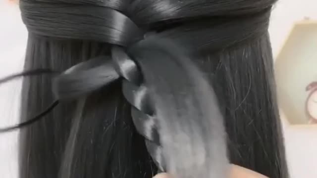 Very beautiful hair style for girls.best hair style for girls.party hair style for girls.