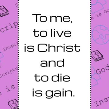 #shorts #scripture #verseoftheday #ytshorts #philippians 1:21