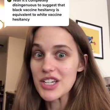 OK For Blacks to Be ‘Vaccine Hesitant’, Not Whites