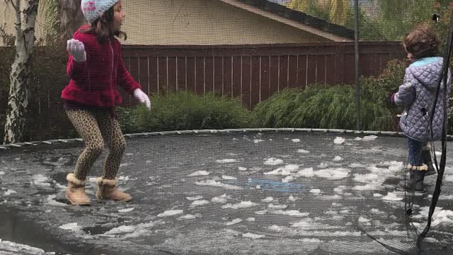 Random Hail Storm CA “Winter”