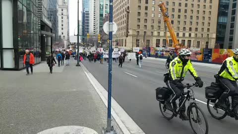 Vancouver BC freedom march Nov 29,2020