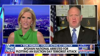 Tom Homan reacts to the Afghan terrorist brought to the U.S. by Kamala