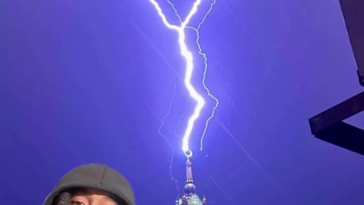 Makkah Mysterious Clock~Tesla Tower Synthetic Lightning⁉️