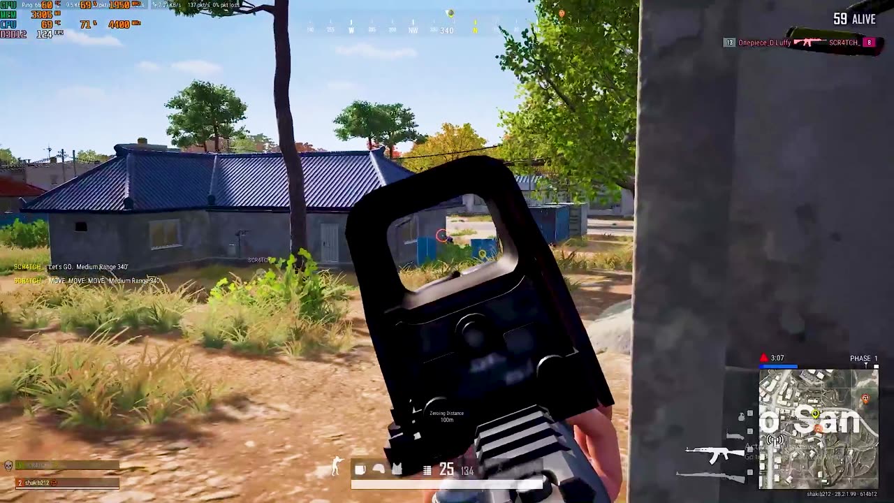 KAR 98 HEADSHOT WITH THE PERFECT PEEK....