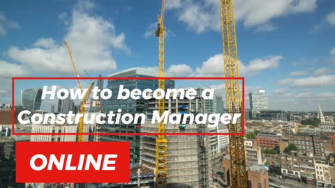 Get a Diploma in Construction Management | Online