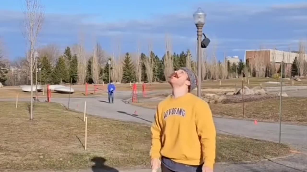 This man's exploits are a bit unusual
