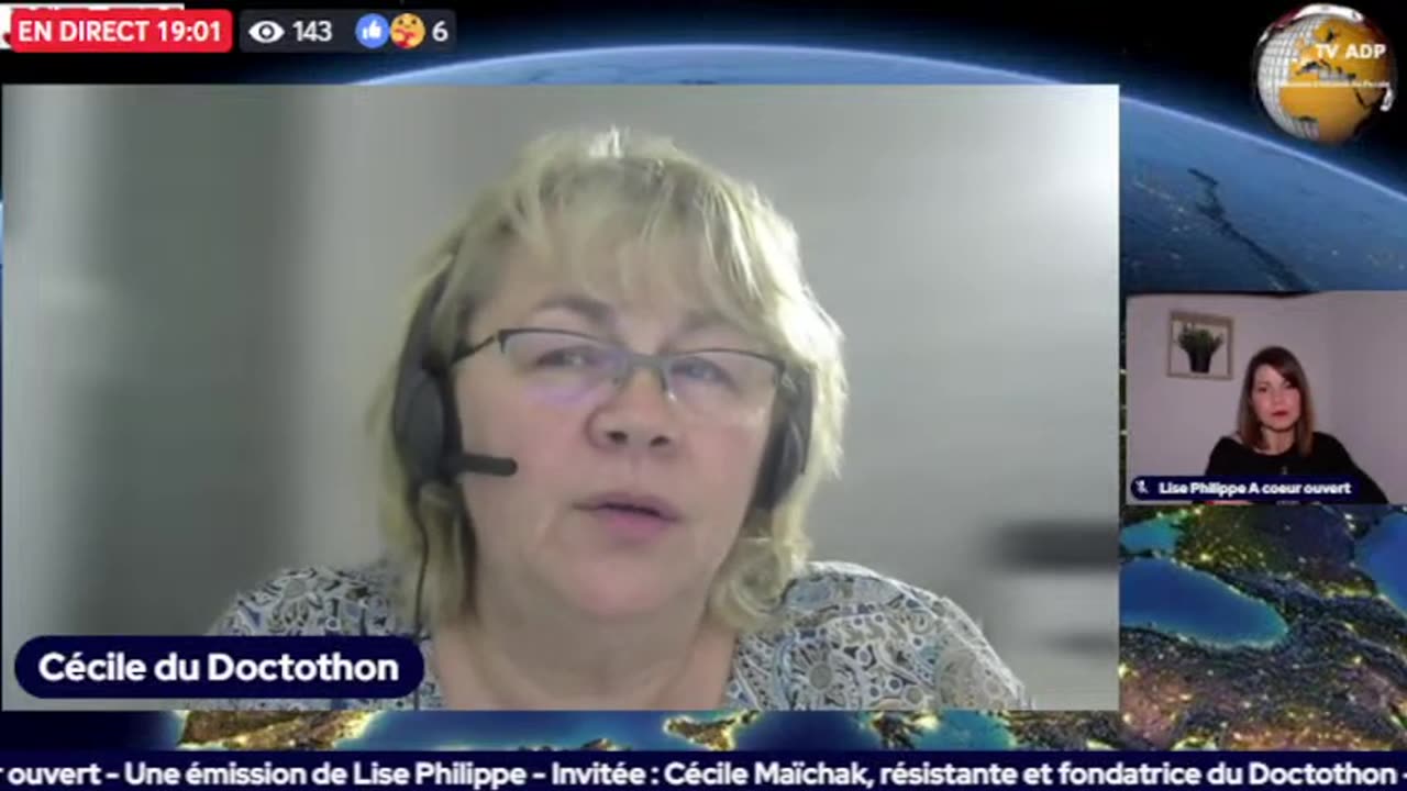 TV ADP A cœur ouvert Cécile Maichac dosumani la crise COVID