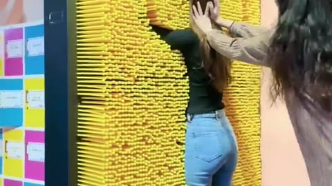 Interactive 3D wall