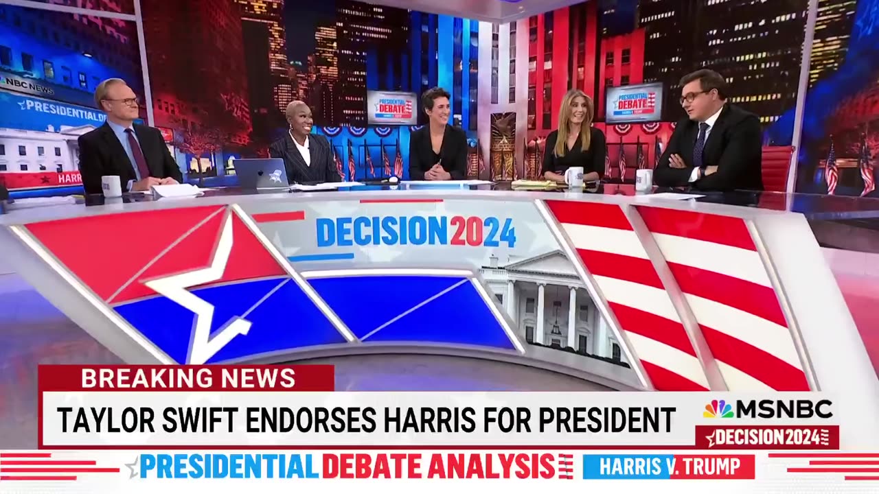 'It's a big deal': MSNBC panel reacts to Taylor Swift's endorsement of Kamala Harris