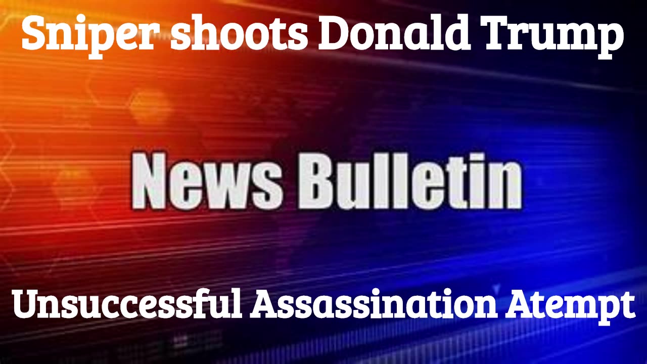 DONALD TRUMP SURVIVES ASSASSINATION ATTEMPT!