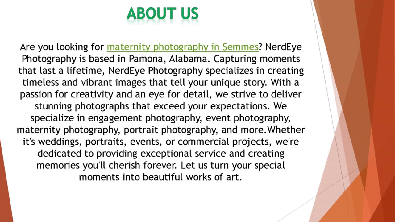 Are you looking for maternity photography in Semmes?