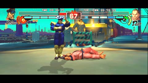 M.Bison vs Dan street fighter 4k ultra HD