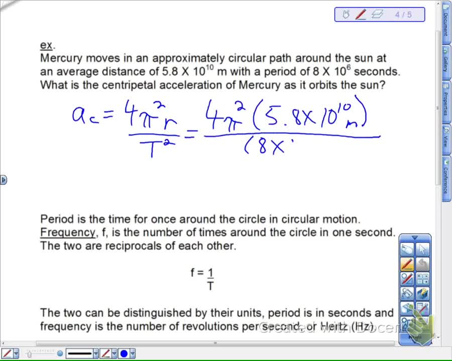 Circular Motion Lesson