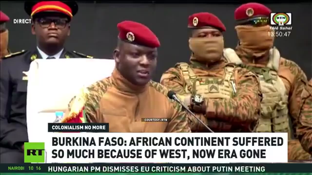 x005 Africa has suffered so much because of West. Now Era gone ~ Captain Ibrahim Traore