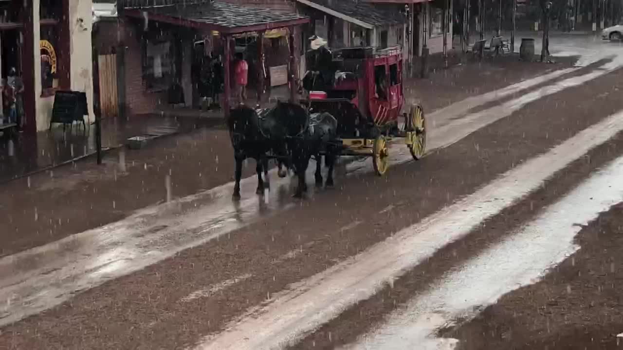 Monsoon rain hits Tombstone! (Part one)