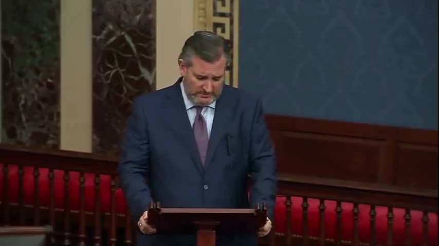 Sen Ted Cruz single-handedly stops The Corrupt Politicians Act with this one OBJECTION.