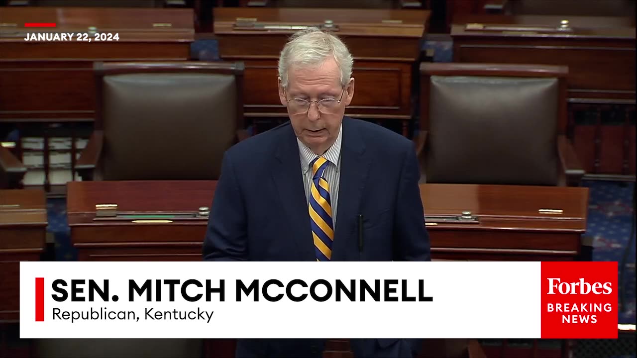 'It's A Matter Of Basic Sovereignty'- Mitch McConnell Demands Tougher Security At Southern Border