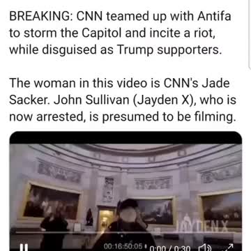 CNN and Antifa involved in “siege at the capitol”