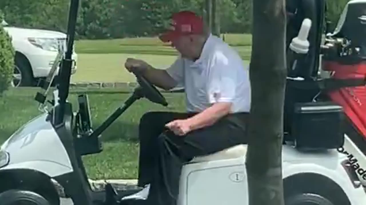 President Donald Trump Plays Golf After Being Shot