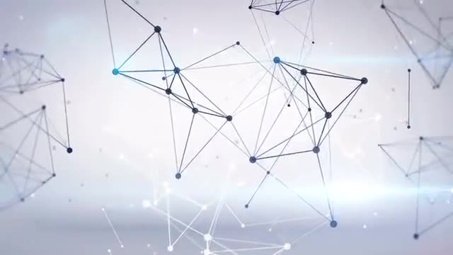 Technology network loop - background video