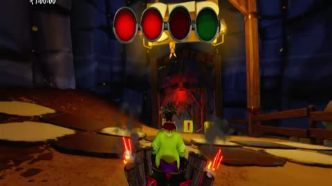 Crash Team Racing Nitro Fueled - Dragon Mines Sapphire Relic Race Gameplay