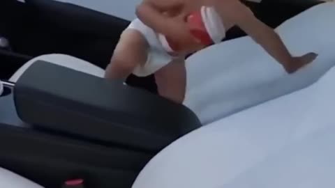 Biker Finds A Baby In A Car