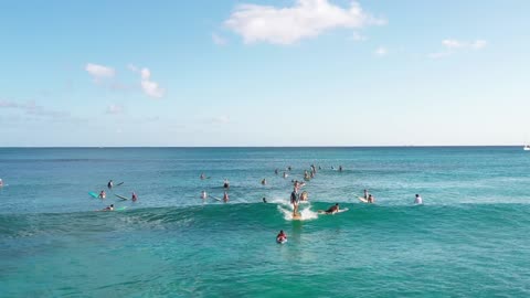 paddle surfing