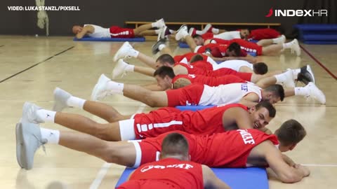 Košarkaška reprezentacija odradila prvi trening na pripremama