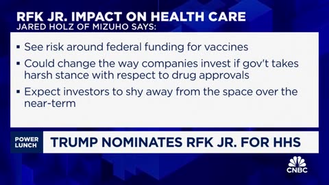 How Trump's selection of RFK Jr. as HHS secretary could impact the pharma sector