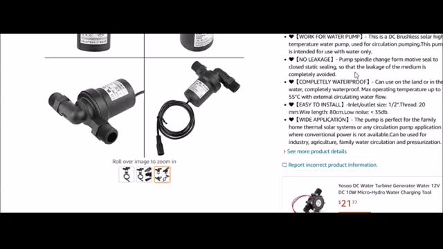 Hydronic Solar Pump