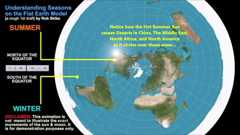 How the Sun Moon and Seasons work on the Flat Earth