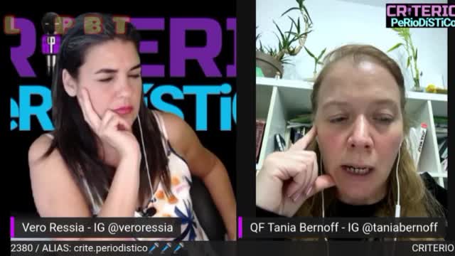 EXTRACTO DE UN PROGRAMA DE VERONICA RESSIA CON TANIA BERNOFF