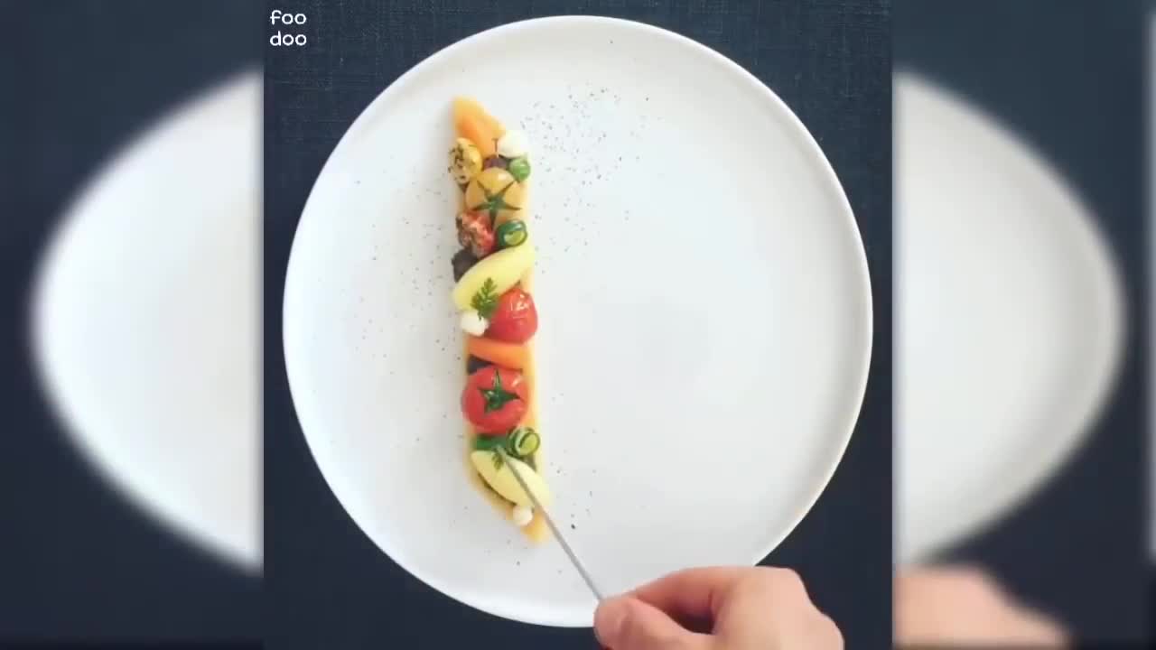 The most satisfying video in the world, amazing plated desserts style