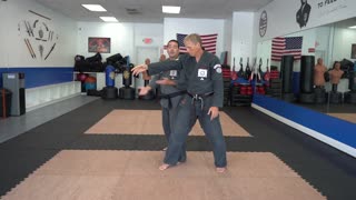 Correcting common errors executing the American Kenpo technique Flashing Mace