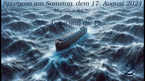 Spurgeon am Samstag, dem 17. August 2024 zu Matthäus 24,39 - "Die Arche und die Flut" - Teil 2