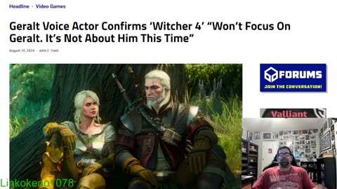 New Witcher game will not be focusing on Geralt