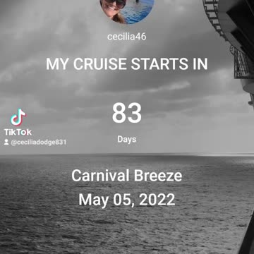 Cruise countdowns