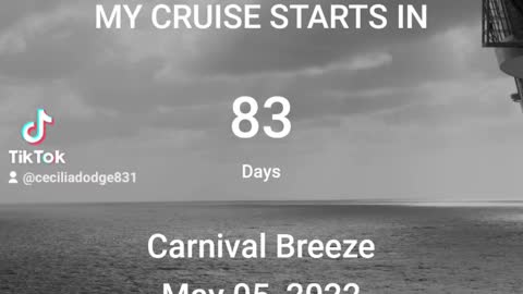 Cruise countdowns