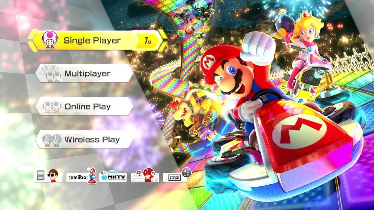 Mario Kart 8 - Part 1: 50 CC Mushroom Cup Gold Trophy!!!