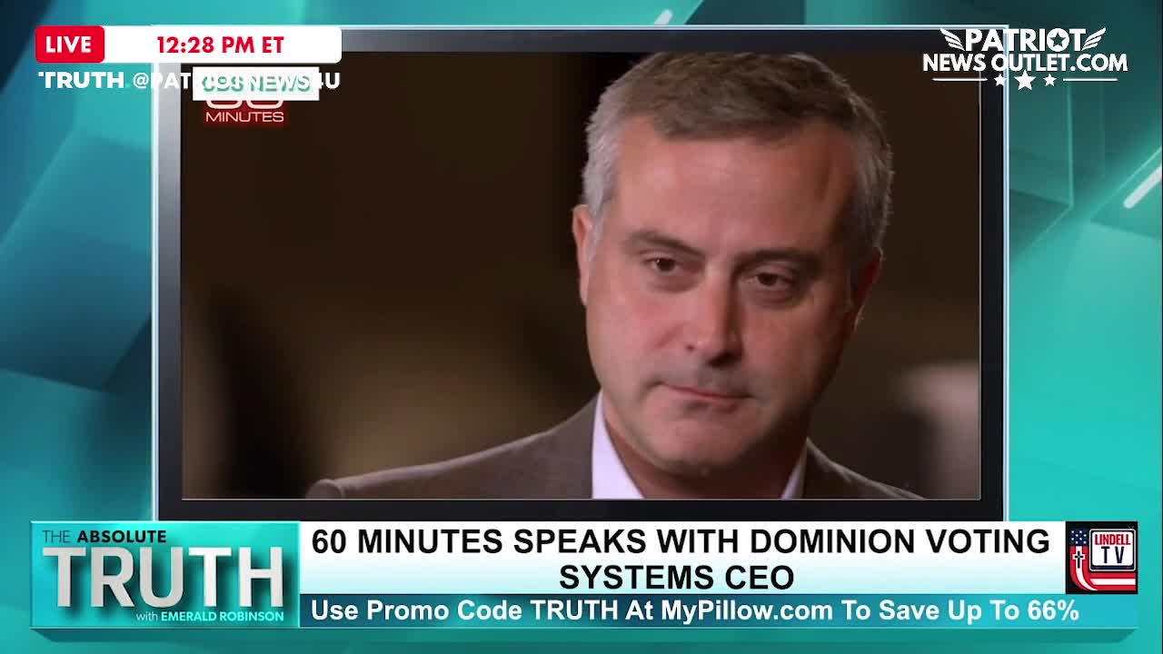 Dominion Voting Machine CEO Makes an Appearance on 60 Minutes. Cry me a river! Criminal! 😆