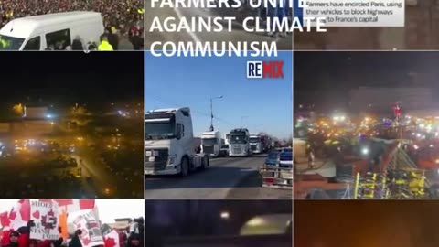 Farmers unite around the World to PROTEST against Climate Communism.