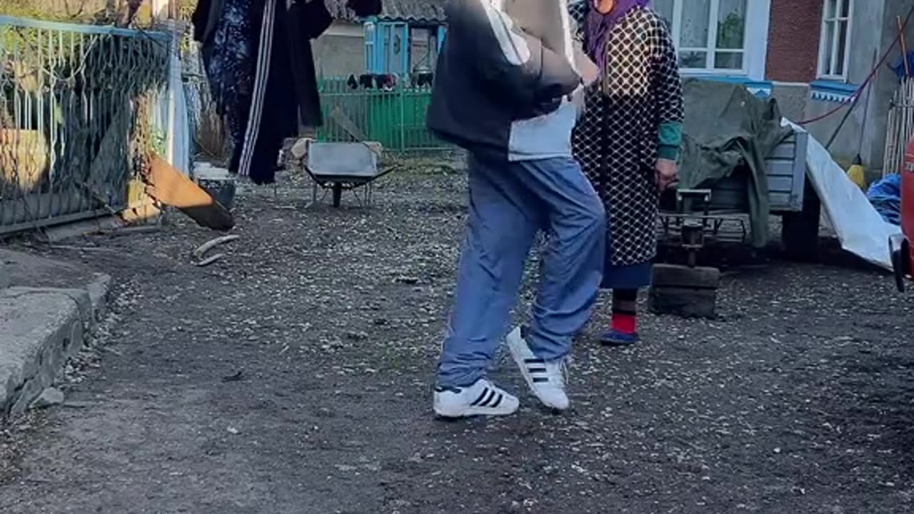 Michael Jackson from Romania dances for his grandma